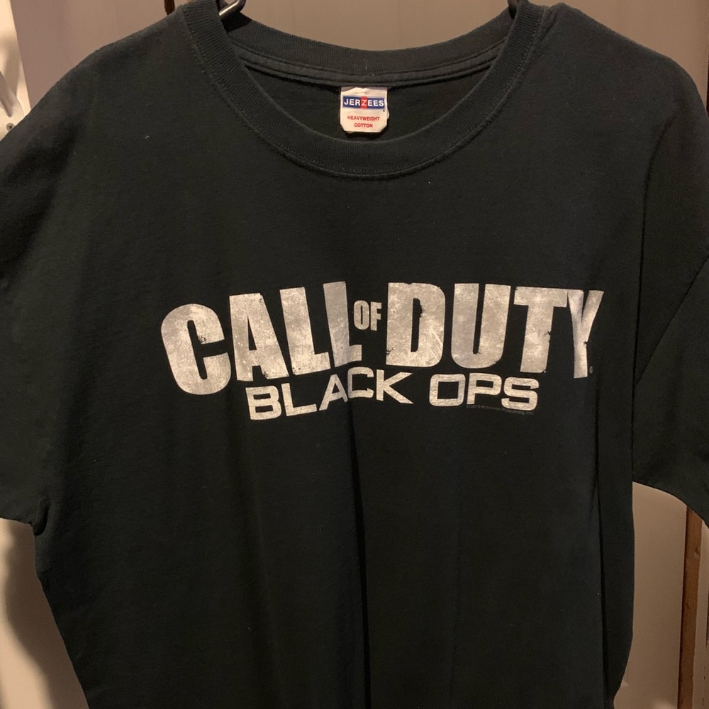 Black call of Duty Black Ops T-Shirt